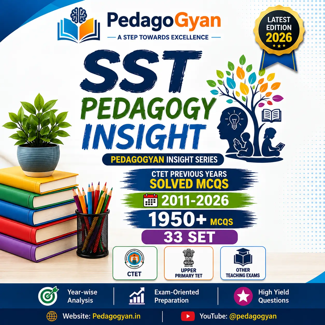 CTET Social Science Previous Year Solved Question Paper (2011-26)